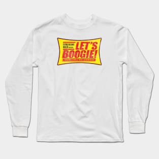 Let's Boogie - 50's Movie Style (Grunge - White) Long Sleeve T-Shirt